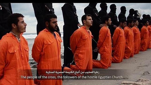 Cristianos coptos egipcios ejecutados por Isis (Daesh o Estado Islámico). Foto: ABC